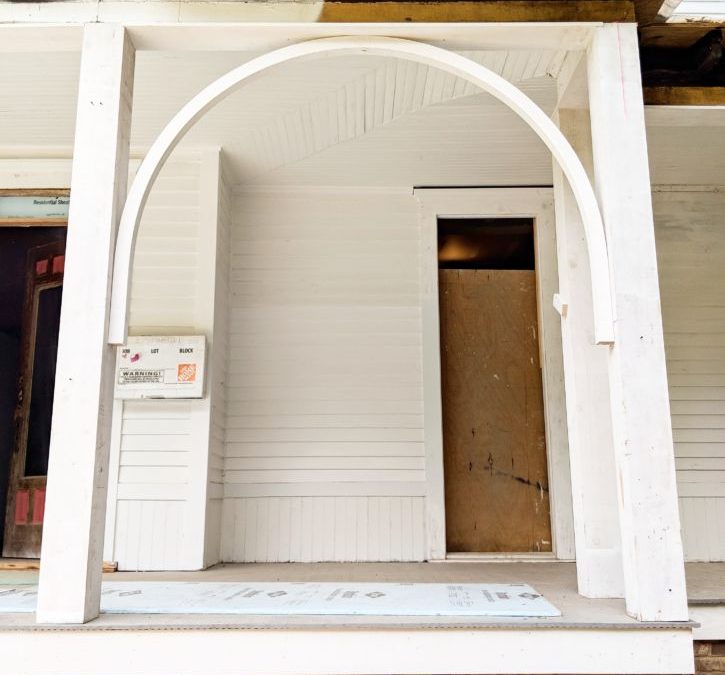 Restoring The Front Porch: Columns and Arches